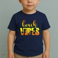 Beach Vibes Tropical Sunset Vacation Toddler T-Shirt thumb 2