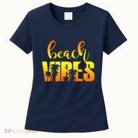 Beach Vibes Tropical Sunset Vacation Women's T-Shirt thumb 0