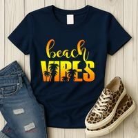 Beach Vibes Tropical Sunset Vacation Women's T-Shirt thumb 3