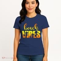 Beach Vibes Tropical Sunset Vacation Women's T-Shirt thumb 4
