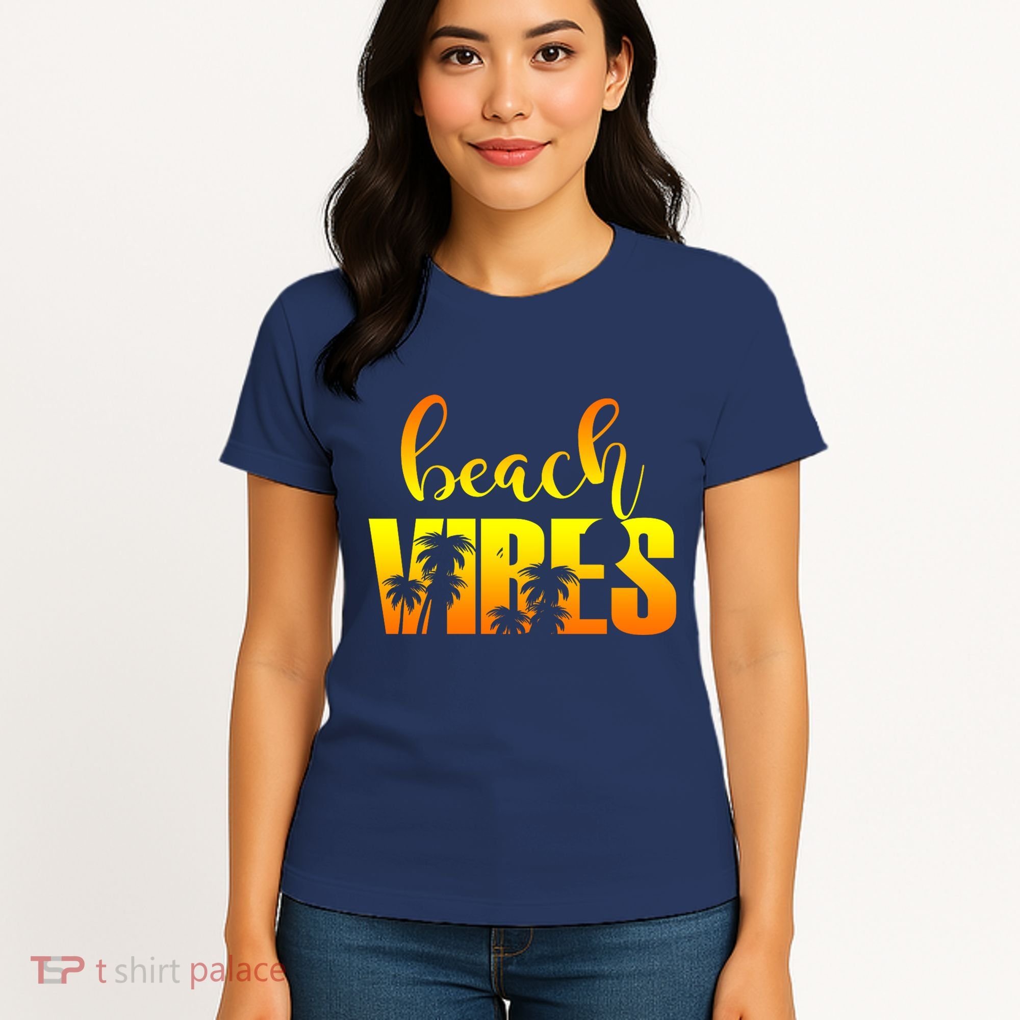 Beach Vibes Tropical Sunset Vacation Women's T-Shirt