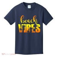 Beach Vibes Tropical Sunset Vacation Kids T-Shirt thumb 0