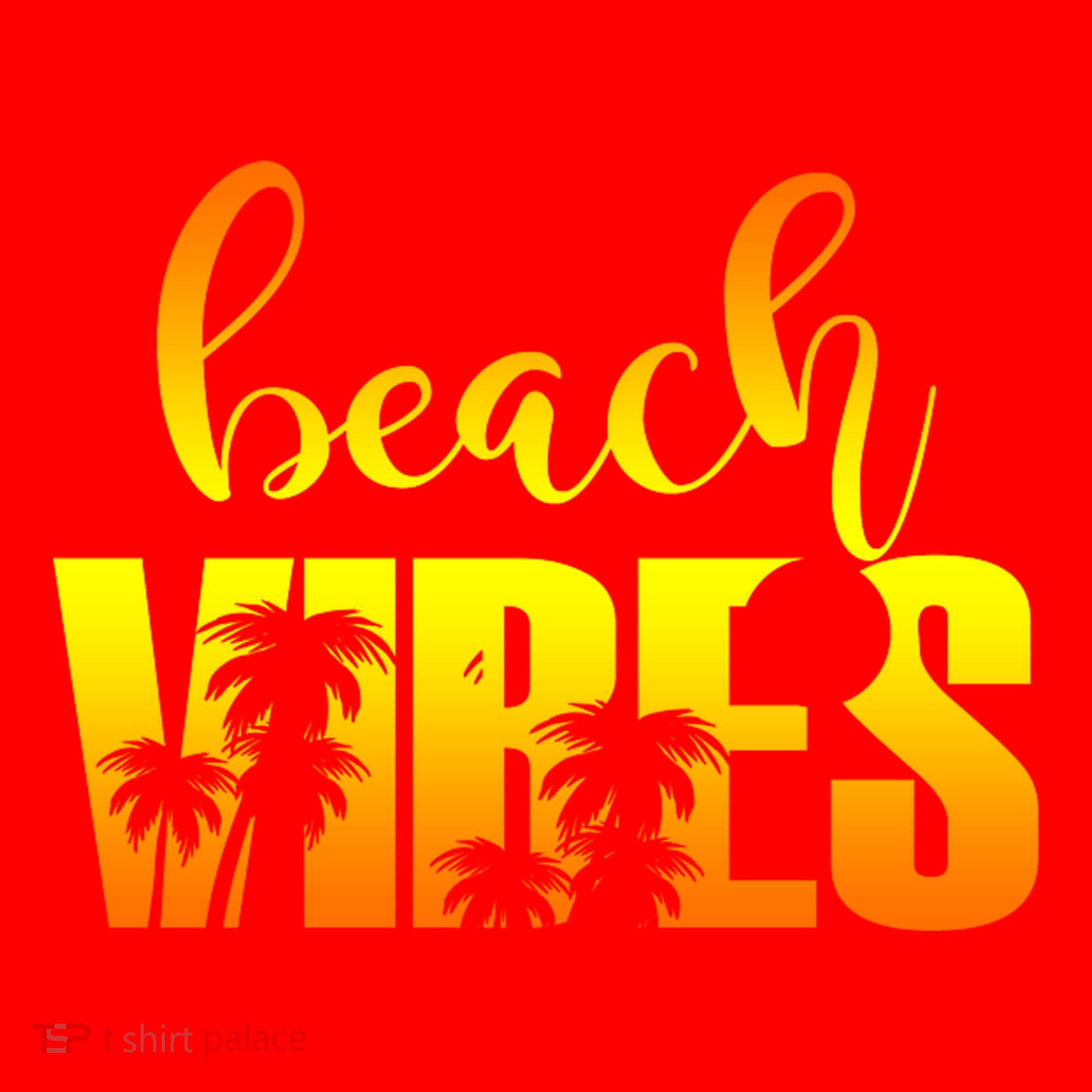 Beach Vibes Tropical Sunset Vacation Santa Hat