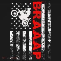 Braaap Vintage Usa American Flag T-Shirt thumb 7