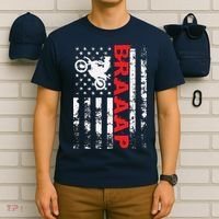 Braaap Vintage USA American Flag Tee T-Shirt thumb 6