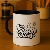 Beach Vibes Vacation Tropical Coffee Mug thumb 4