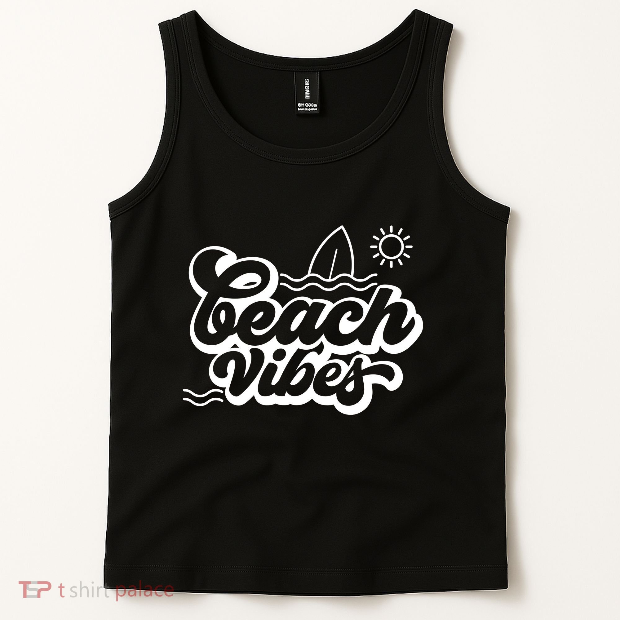 Beach Vibes Vacation Tropical Tank Top