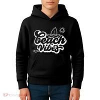 Beach Vibes Vacation Tropical Kids Hoodie thumb 4