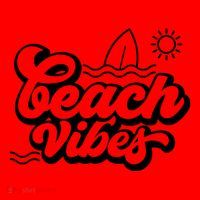 Beach Vibes Vacation Tropical Santa Hat thumb 1