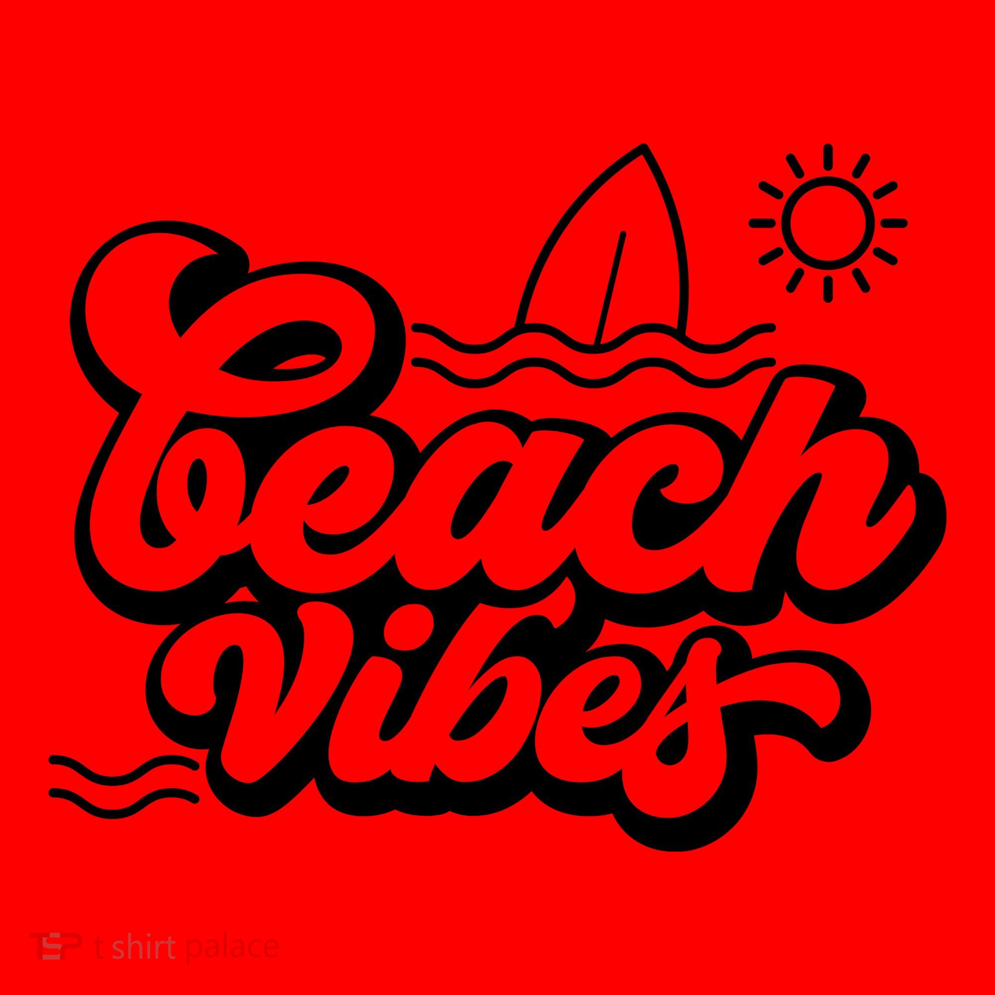 Beach Vibes Vacation Tropical Santa Hat
