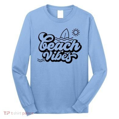 Beach Vibes Vacation Tropical Long Sleeve Shirt