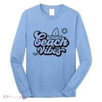 Beach Vibes Vacation Tropical Long Sleeve Shirt thumb 0