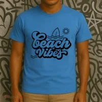 Beach Vibes Vacation Tropical T-Shirt thumb 3