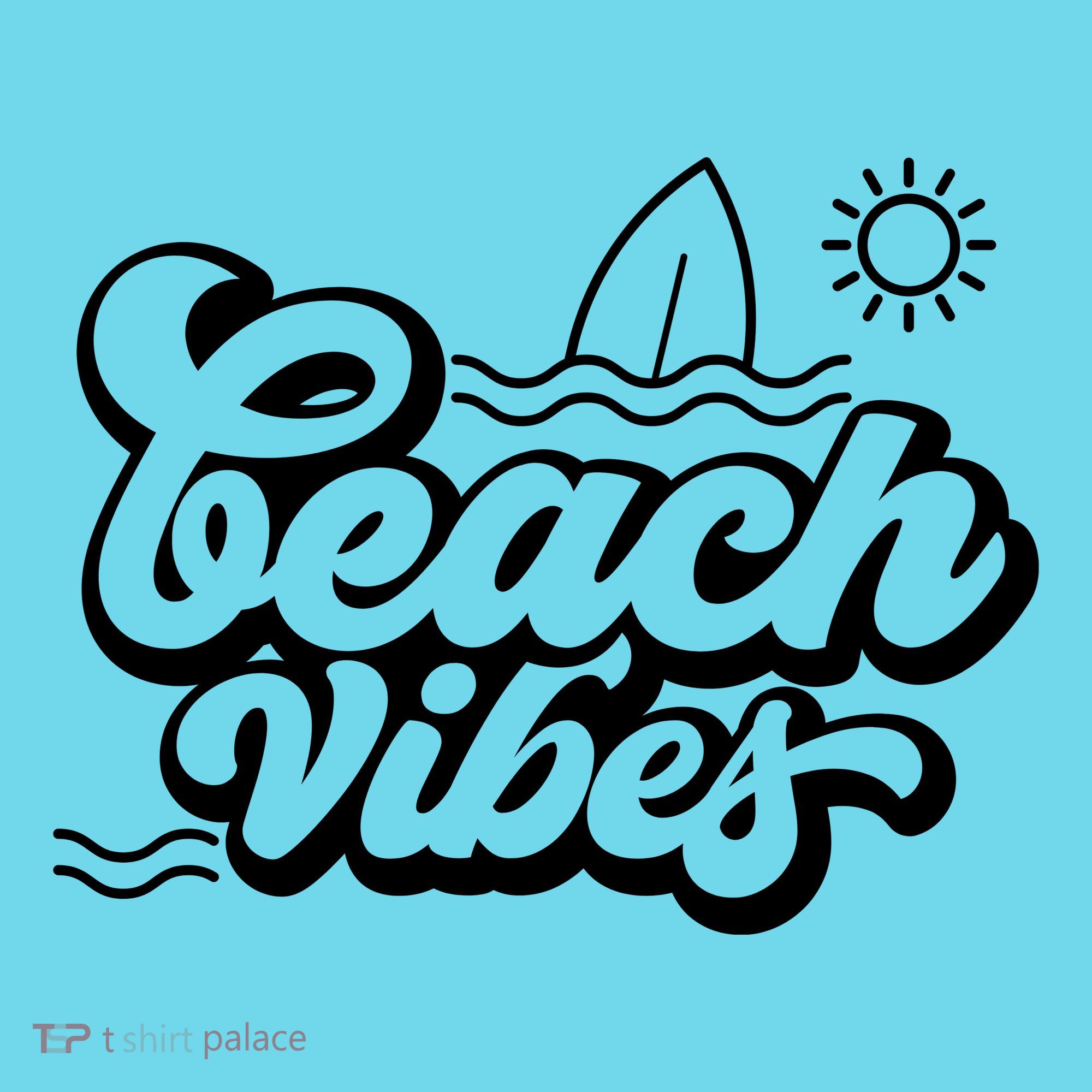 Beach Vibes Vacation Tropical Button