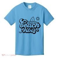 Beach Vibes Vacation Tropical Kids T-Shirt thumb 0