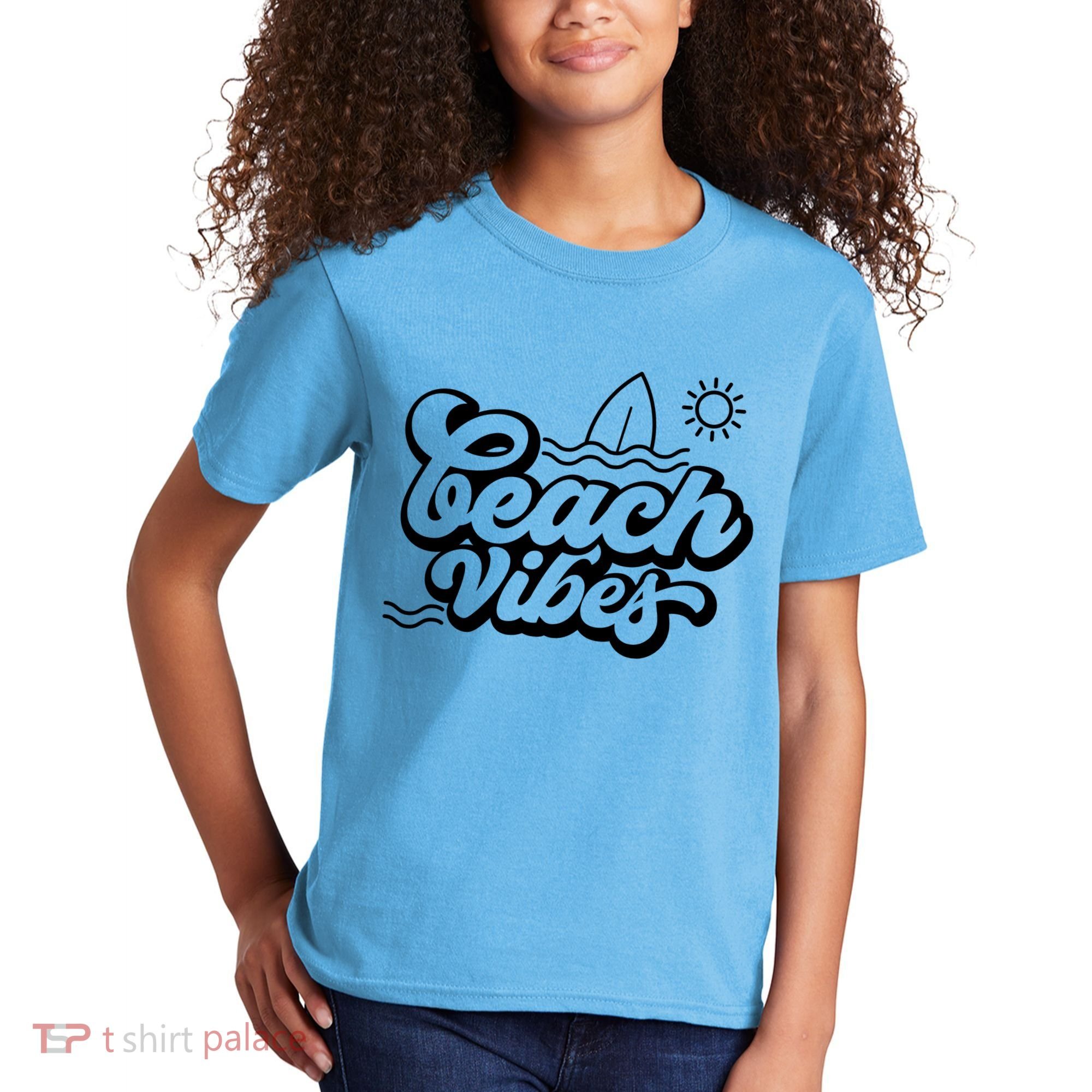 Beach Vibes Vacation Tropical Kids T-Shirt