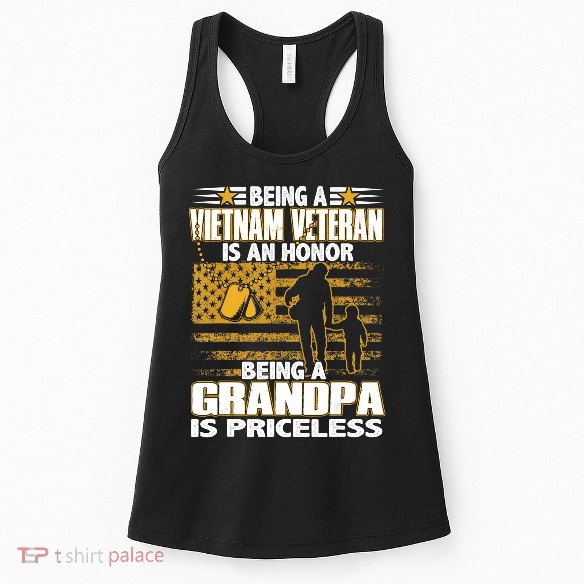 Being Vietnam Veteran Is An Honor Grandpa Is Priceless Women's Tank Top