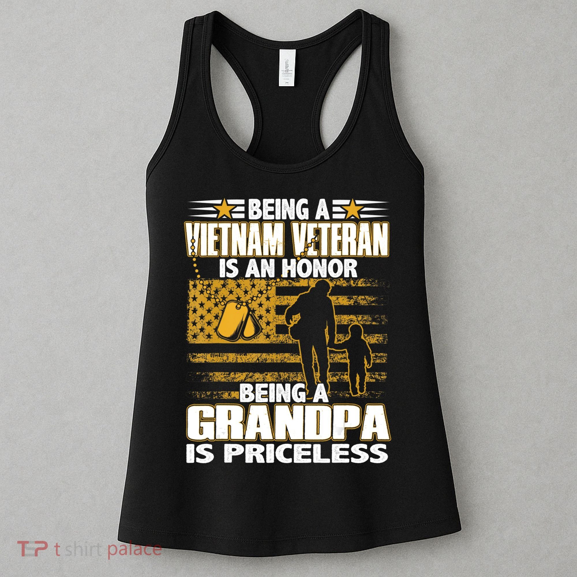 Being Vietnam Veteran Is An Honor Grandpa Is Priceless Women's Tank Top
