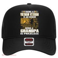Being Vietnam Veteran Is An Honor Grandpa Is Priceless Hat thumb 0