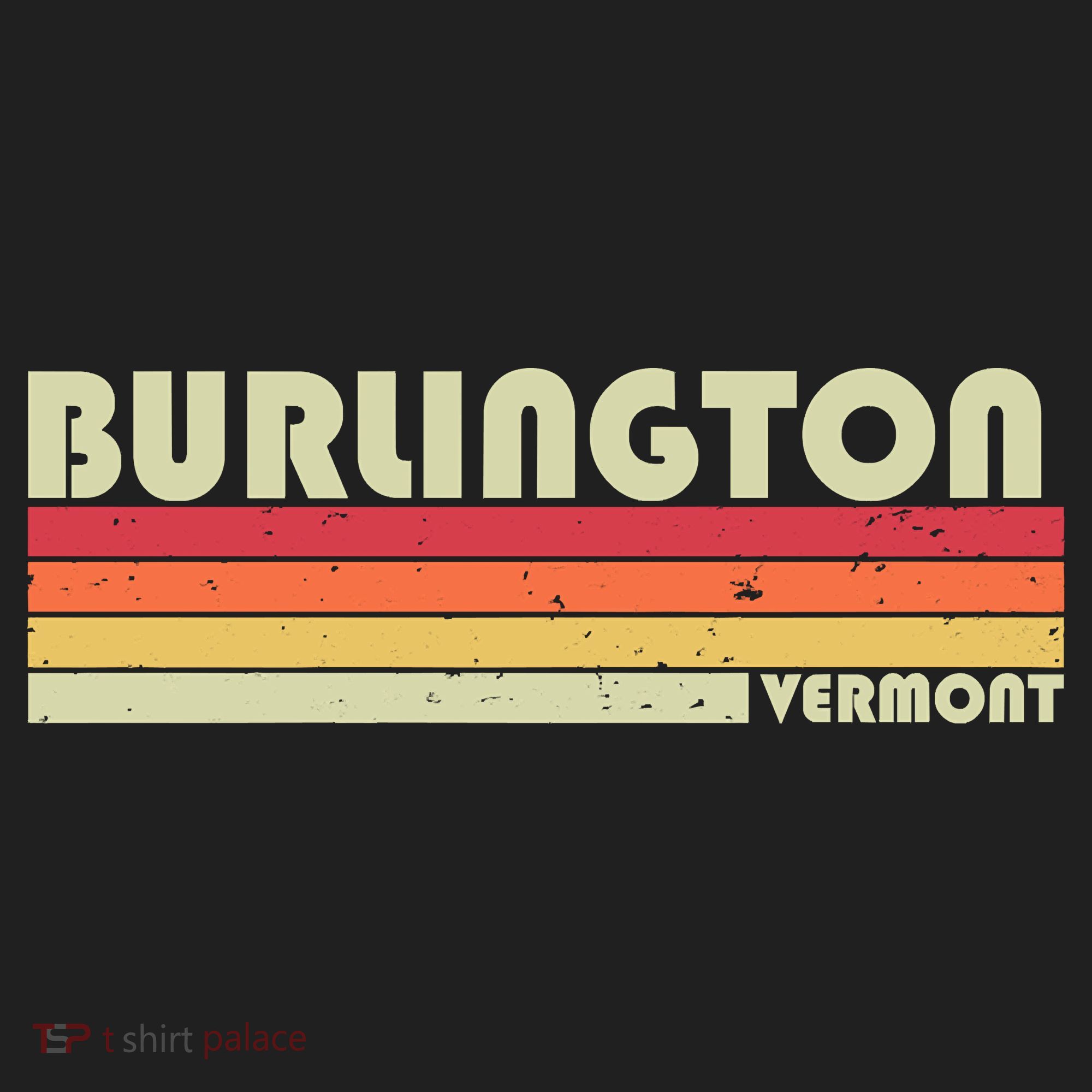 BURLINGTON VT VERMONT Funny City Home Roots Gift Retro 80s Hat