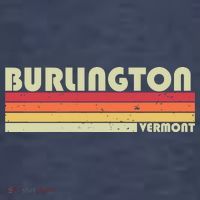 BURLINGTON VT VERMONT Funny City Home Roots Gift Retro 80s T-Shirt thumb 5