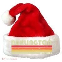 BURLINGTON VT VERMONT Funny City Home Roots Gift Retro 80s Santa Hat thumb 0