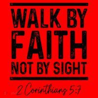 Bible Verse Walk Faith Not By Sight Christian Pastor Santa Hat thumb 1