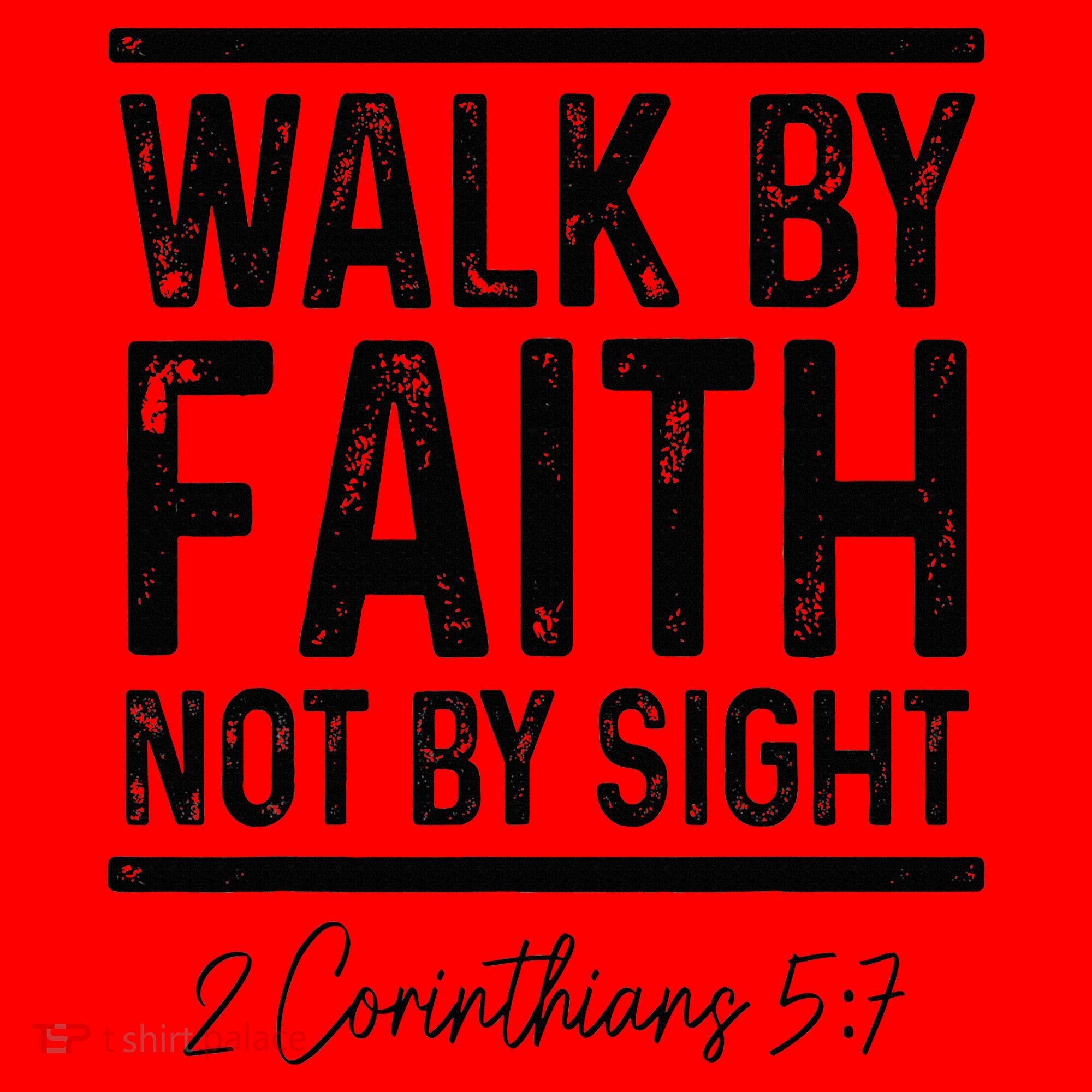 Bible Verse Walk Faith Not By Sight Christian Pastor Santa Hat