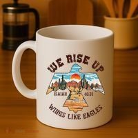 Bible Verse We Rise Up Wings Like Eagles Isaiah 4031 Coffee Mug thumb 4