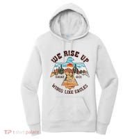 Bible Verse We Rise Up Wings Like Eagles Isaiah 4031 Women's Hoodie thumb 0