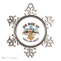 Bible Verse We Rise Up Wings Like Eagles Isaiah 4031 Ornament thumb 0