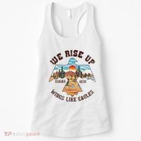 Bible Verse We Rise Up Wings Like Eagles Isaiah 4031 Women's Tank Top thumb 0