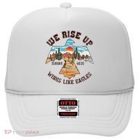 Bible Verse We Rise Up Wings Like Eagles Isaiah 4031 Hat thumb 0