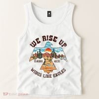 Bible Verse We Rise Up Wings Like Eagles Isaiah 4031 Tank Top thumb 2