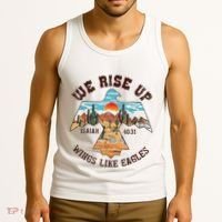 Bible Verse We Rise Up Wings Like Eagles Isaiah 4031 Tank Top thumb 3