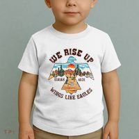Bible Verse We Rise Up Wings Like Eagles Isaiah 4031 Toddler T-Shirt thumb 2
