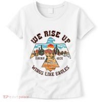 Bible Verse We Rise Up Wings Like Eagles Isaiah 4031 Women's T-Shirt thumb 0