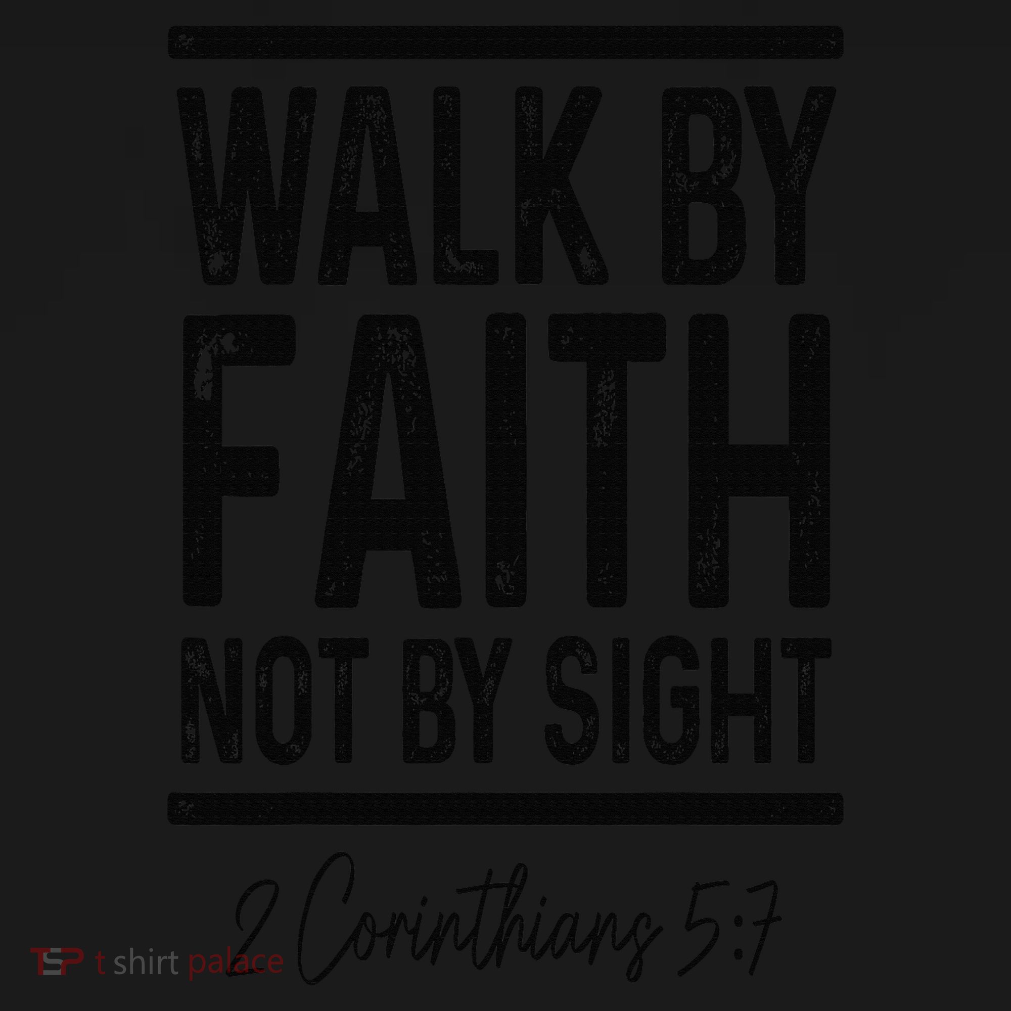 Bible Verse Walk Faith Not By Sight Christian Pastor Coaster