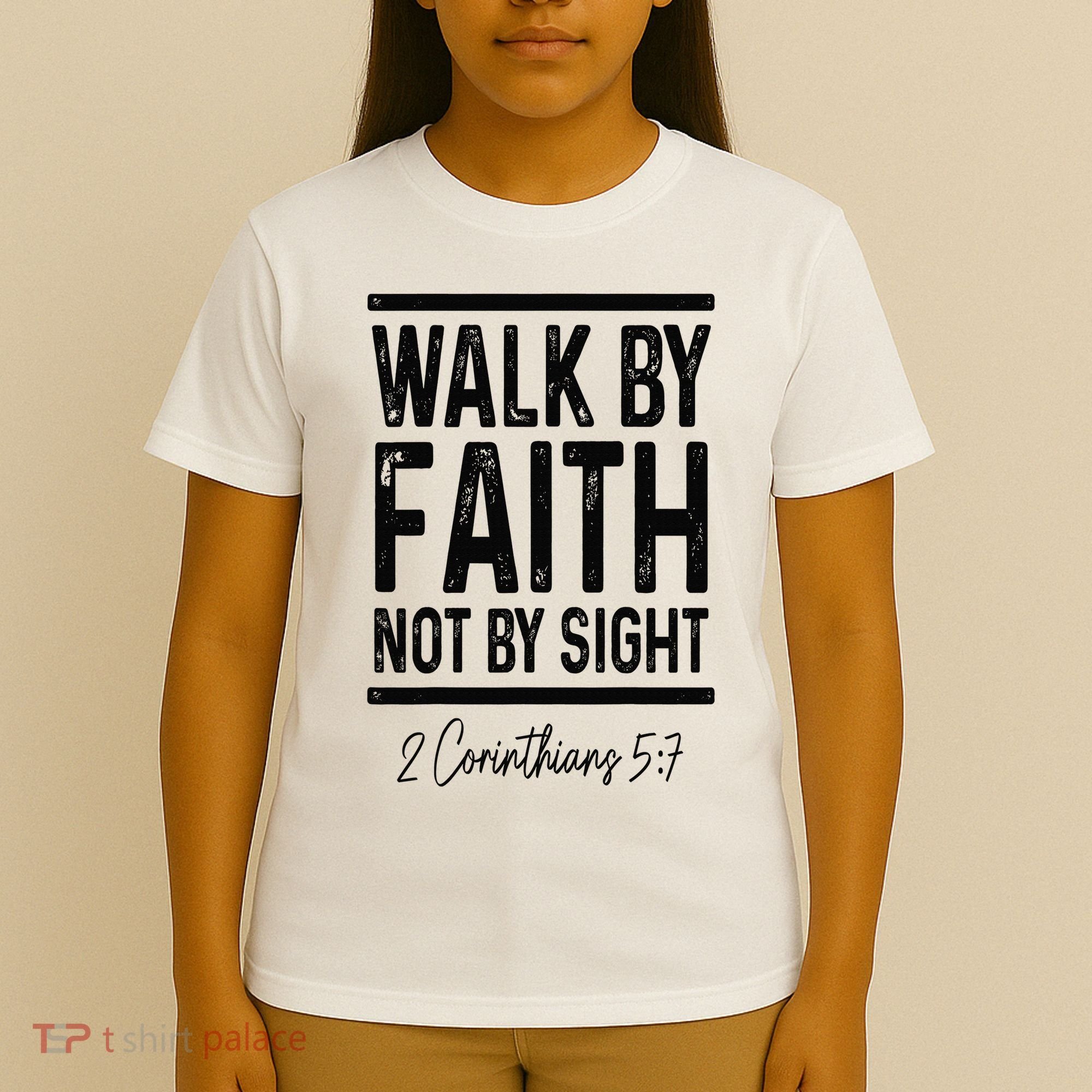 Bible Verse Walk Faith Not By Sight Christian Pastor T-Shirt