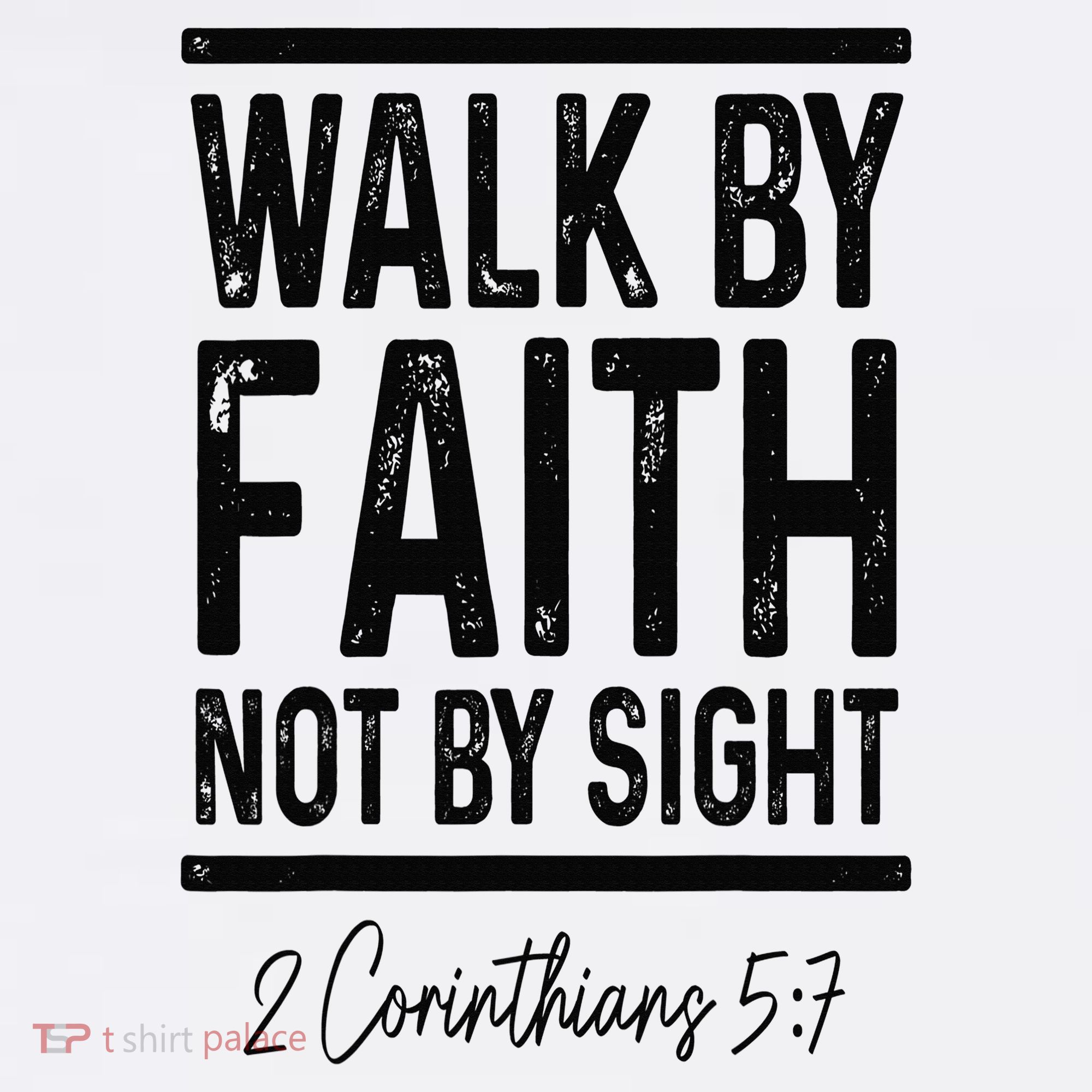 Bible Verse Walk Faith Not By Sight Christian Pastor Mousepad