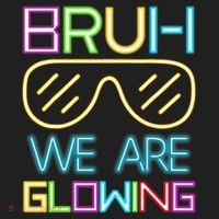 Bruh We Are Glowing In My Era Group Team Beanie thumb 2