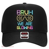 Bruh We Are Glowing In My Era Group Team Hat thumb 0