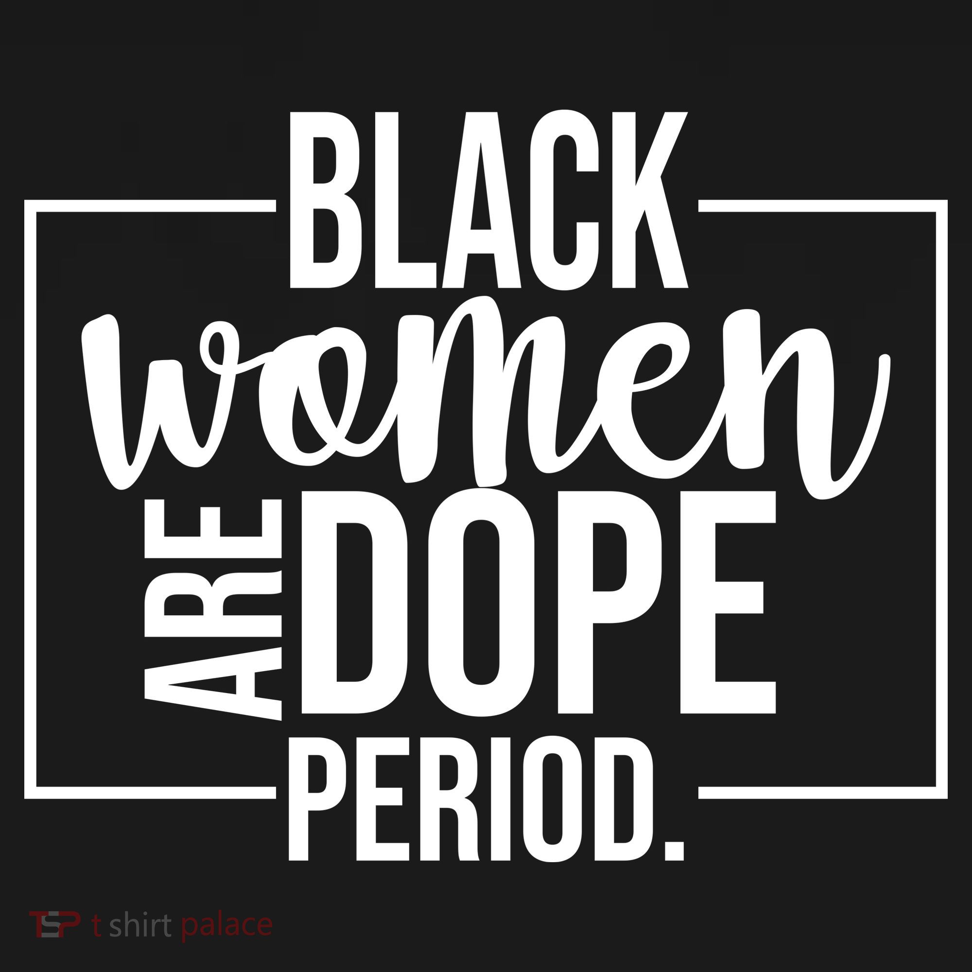 Black Women Are Dope Period Women's Hoodie