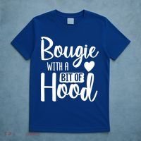 Bougie With A Bit Of Hood Melanin Poppin Black History Month Gift T-Shirt thumb 5