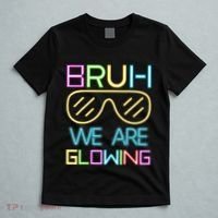 Bruh We Are Glowing In My Glowing Era Hello Summer Vacation T-Shirt thumb 5