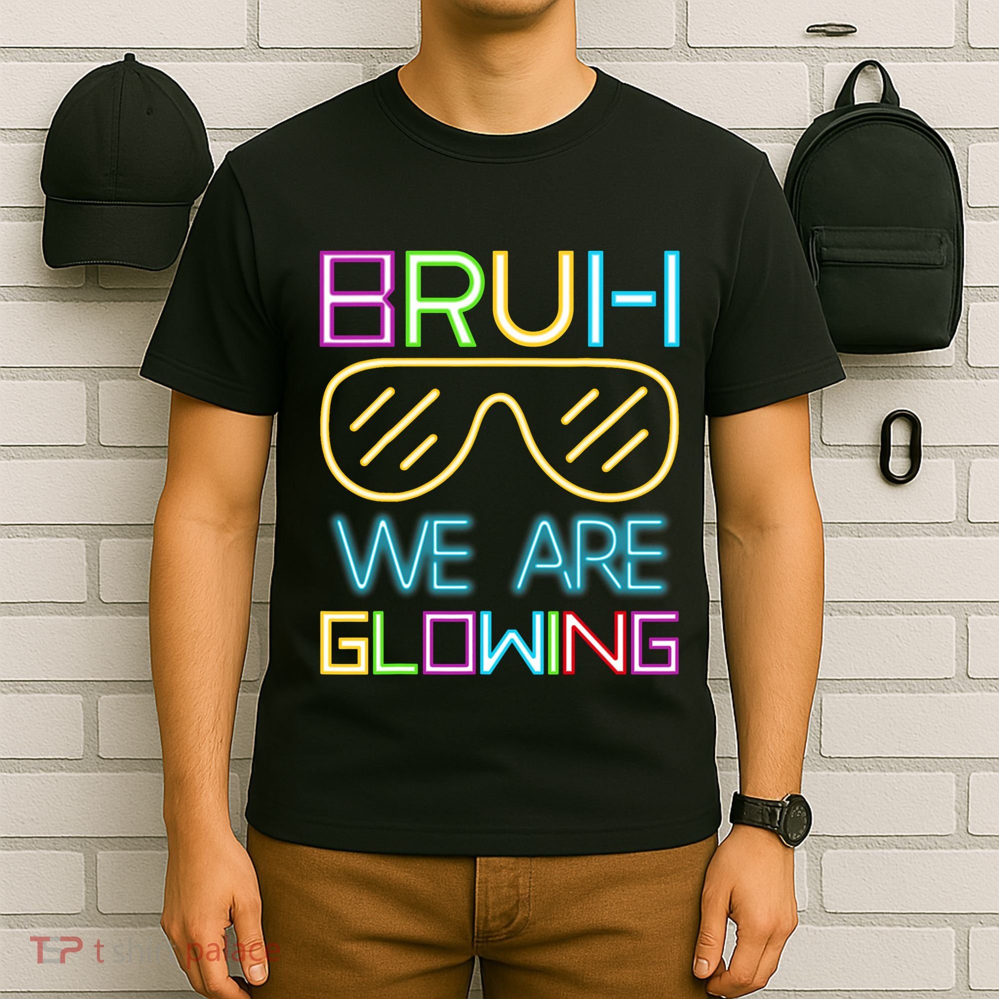Bruh We Are Glowing In My Glowing Era Hello Summer Vacation T-Shirt