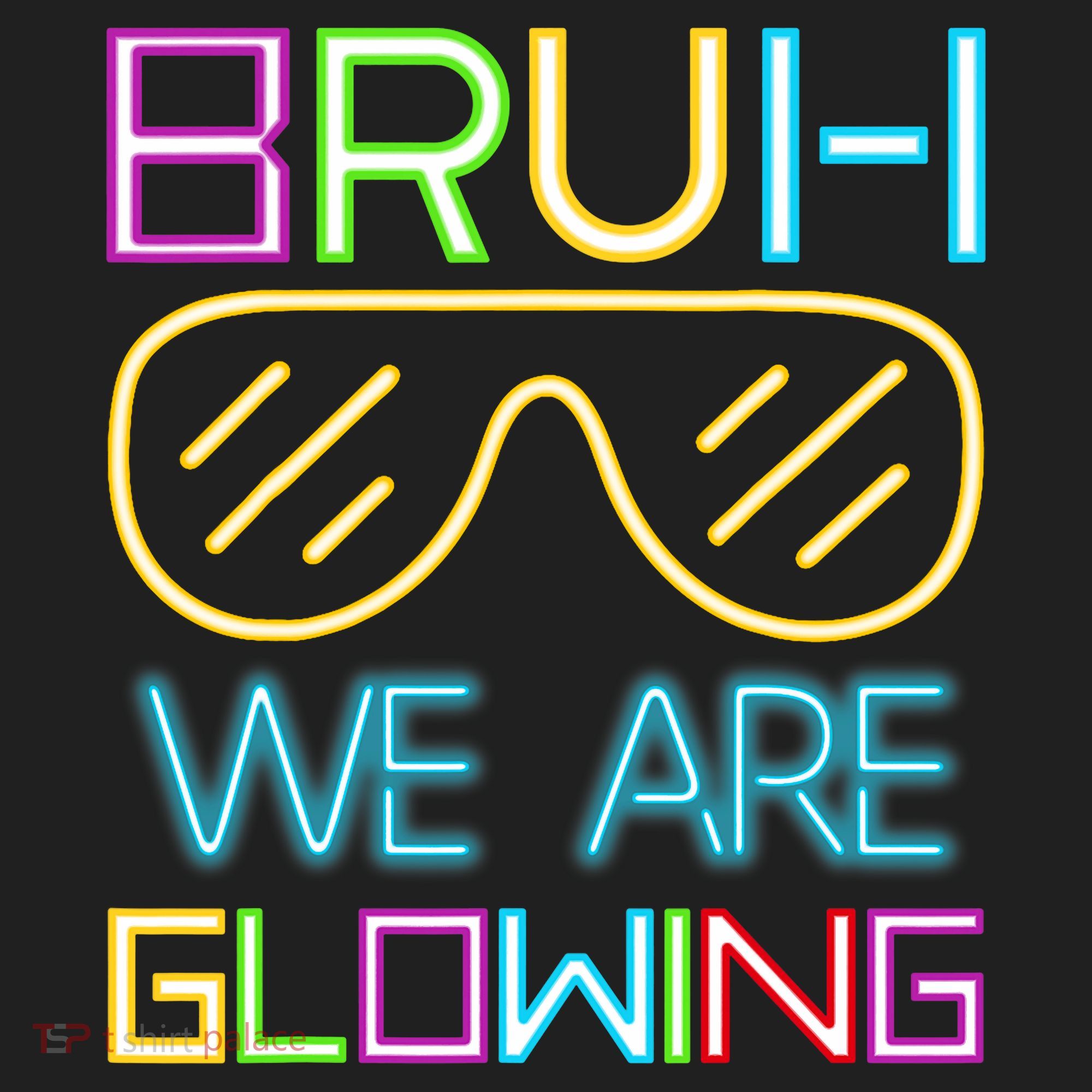 Bruh We Are Glowing In My Glowing Era Hello Summer Vacation Golf Towel