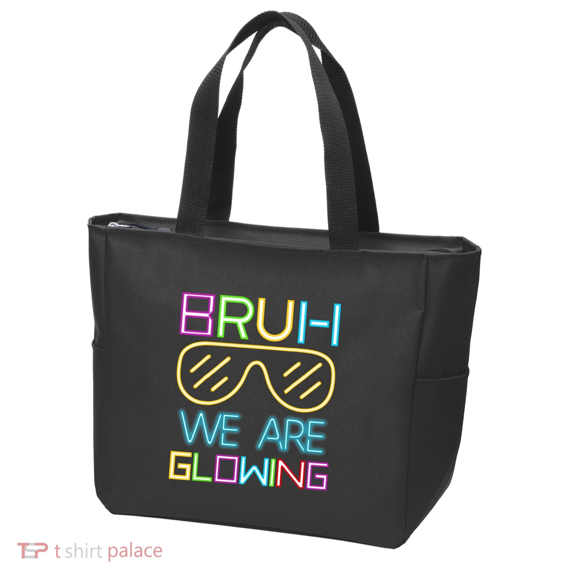 Bruh We Are Glowing In My Glowing Era Hello Summer Vacation Tote Bag