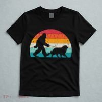 Bigfoot Walking A Dog Funny Great Pyrenees Lovers Dog Dad T-Shirt thumb 5