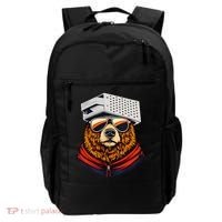 Bear With A Grater Hat Backpack thumb 0